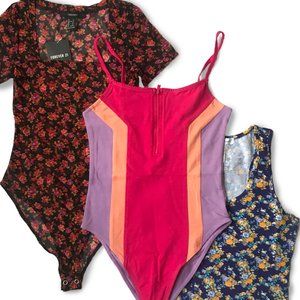 FOREVER 21 | Women’s Bodysuit and Crop Top Bundle
